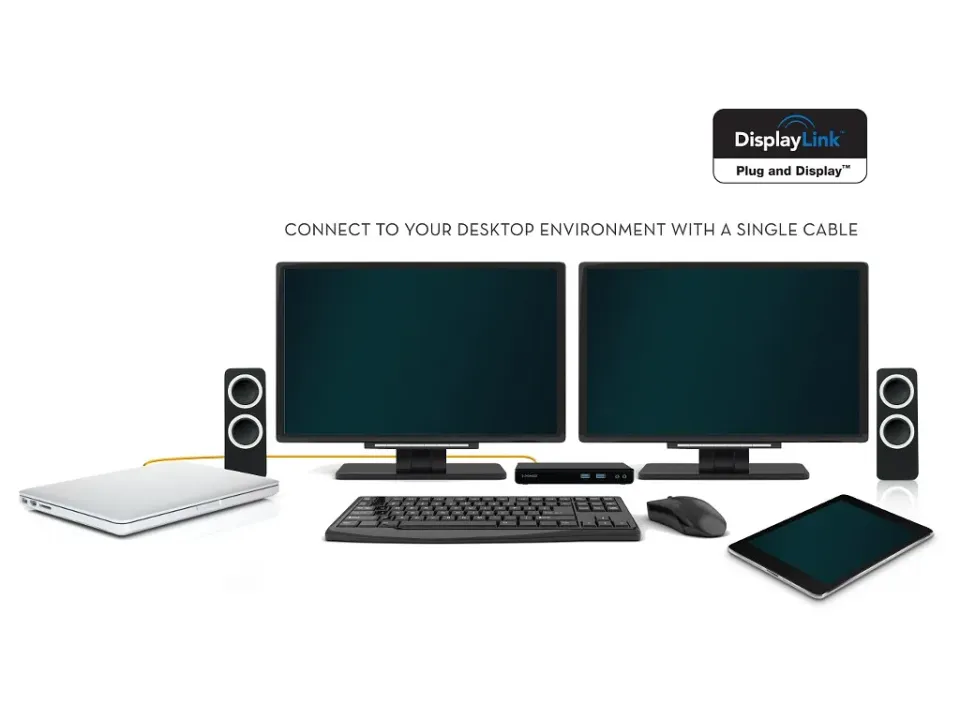 2-Power USB 3.0 Dokovací stanice Dual Display (1xDVI 1xHDMI 1x RJ45 2 xUSB 3.0 4