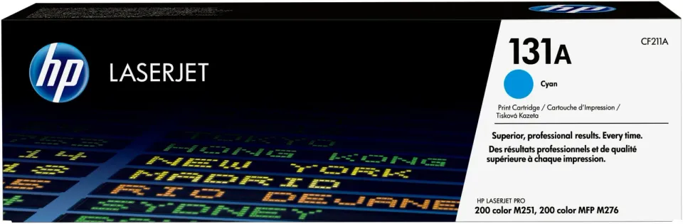 HP CF211A originální toner azurový č.131A cca 1800str. (pro CLJ M251, M276, cyan)