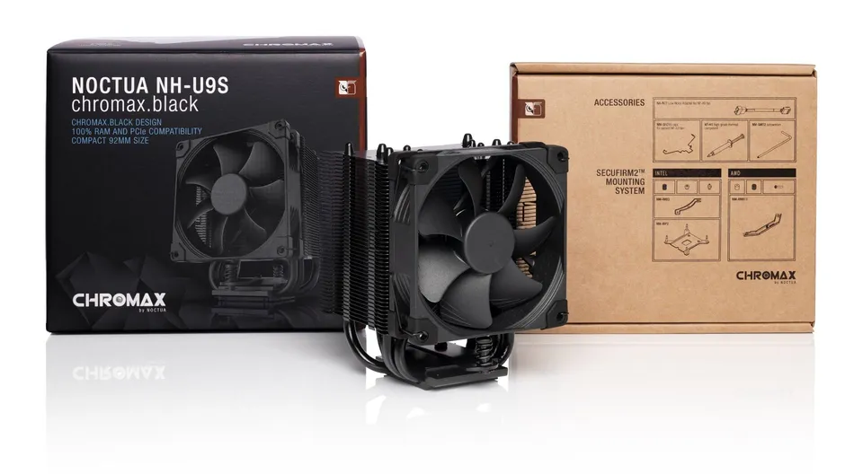 Noctua NH-U9S chromax.black, Intel LGA2066/2011-0/2011-3 Square LM, LGA1150/1151