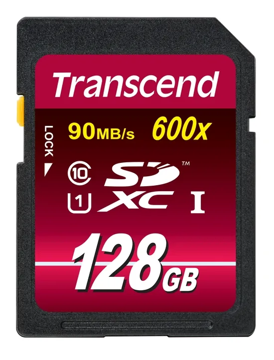Transcend 128GB SDXC (Class10) UHS-I 600x (Ultimate) MLC paměťová karta