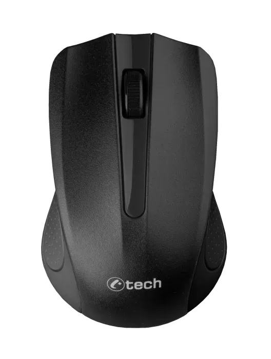 C-TECH myš WLM-01, černá, bezdrátová, USB nano receiver