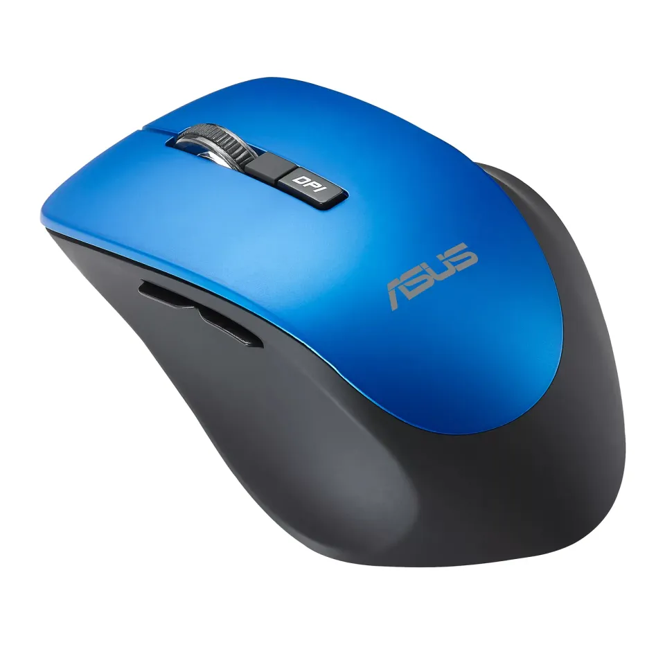 ASUS WT425/Cestovní/Optická/Pro praváky/1 600 DPI/Bezdrátová USB/Modrá