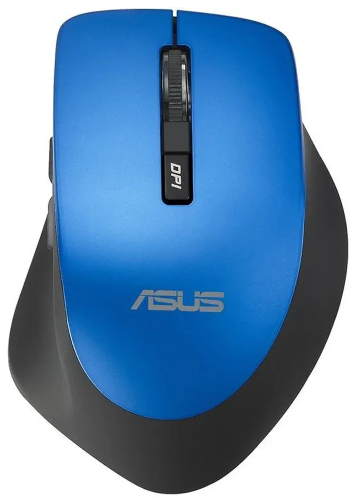 ASUS WT425/Cestovní/Optická/Pro praváky/1 600 DPI/Bezdrátová USB/Modrá