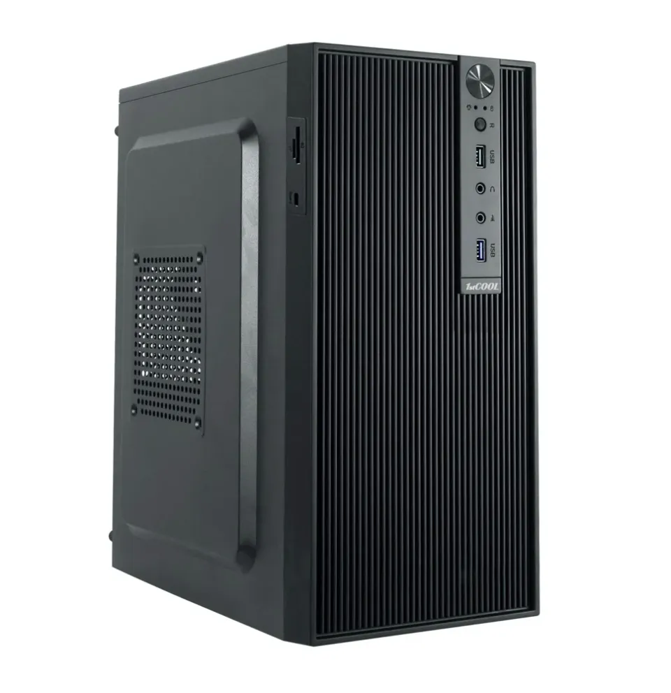 1stCOOL MicroTower STEP 6 ver.1 USB3, black černý, bez zdroje, microtower mATX (USB3, Audio) (PC case)