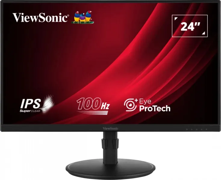 Viewsonic VG2408A 24" IPS FHD 1920x1080/50M:1/5ms/250cd/HDMI/DP/USB/VGA/VESA