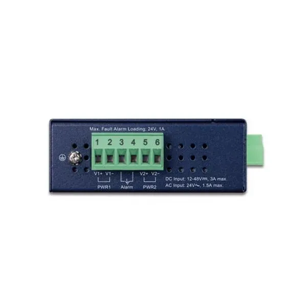 Planet IGTP-802T konvertor RJ45/SC, 1Gbps, PoE injektor 802.3at, -40 až 75 st.C, IP30, ESD 12-48 V DC