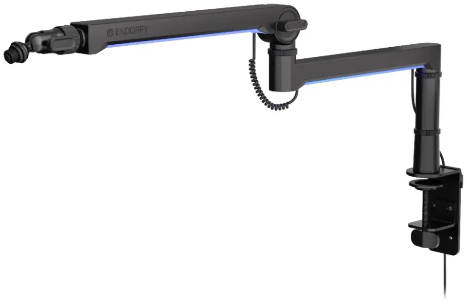 Endorfy Broadcast Low Profile RGB Boom Arm,Stojan pro mik.,stolní,tl. stolu 15–1