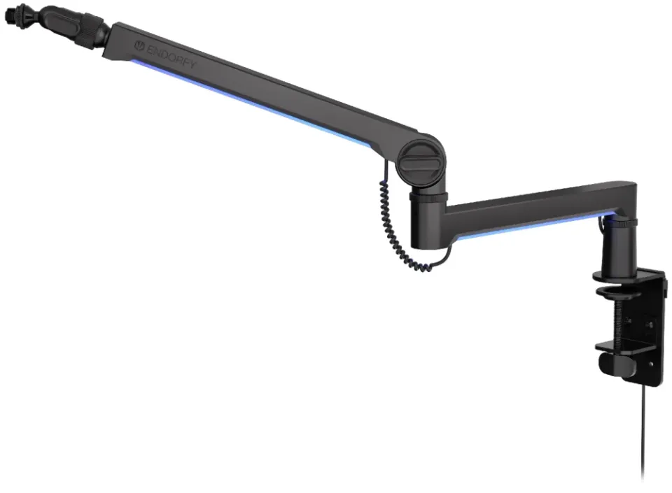 Endorfy Broadcast Low Profile RGB Boom Arm,Stojan pro mik.,stolní,tl. stolu 15–1