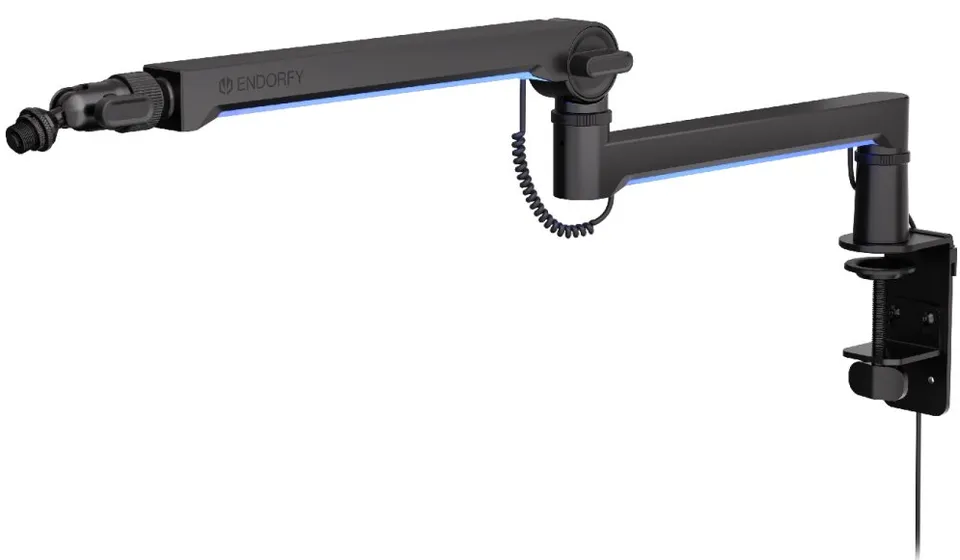 Endorfy Broadcast Low Profile RGB Boom Arm,Stojan pro mik.,stolní,tl. stolu 15–1