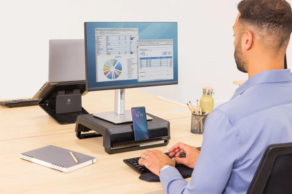 Fellowes stojan pod monitor BREYTA černý
