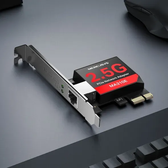 MERCUSYS MA310E 2.5 gigabitové PCle síťový adaptér