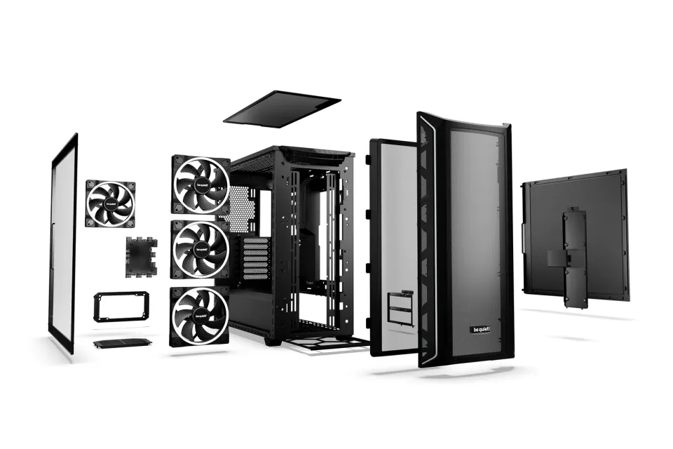 Be quiet! skříň SHADOW BASE 800FX / ARGB / 4x140mm ARGB fan / USB-C / 2xUSB 3.0 / tvrzené sklo / černá