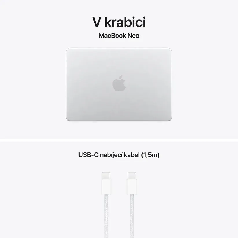 MacBook Neo 13" A18P 6C CPU/5C GPU/8G/256/CZ/SLV
