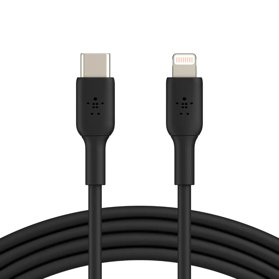 Belkin BOOST CHARGE Lightning/USB-C kabel, 2m, černý