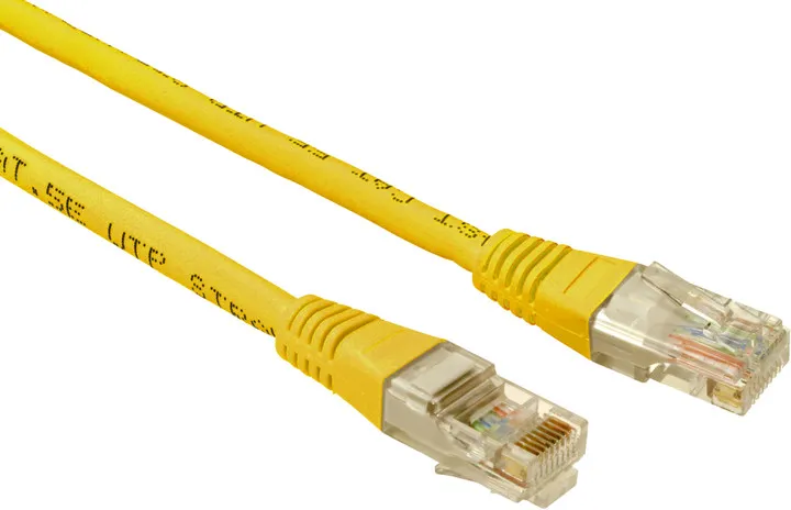 SOLARIX patch kabel CAT5E UTP PVC 2m žlutý (28340209)