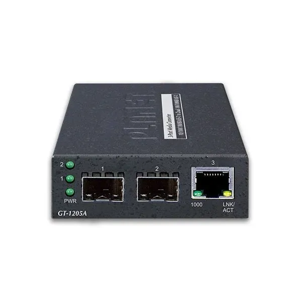 Planet GT-1205A konvertor 1x 10/100/1000Base-T / 2x SFP