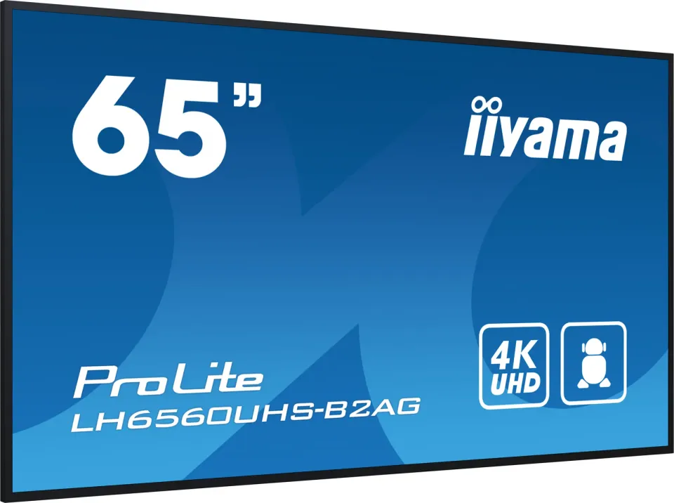 65" iiyama LH6560UHS-B2AG:VA,4K UHD,Android,24/7