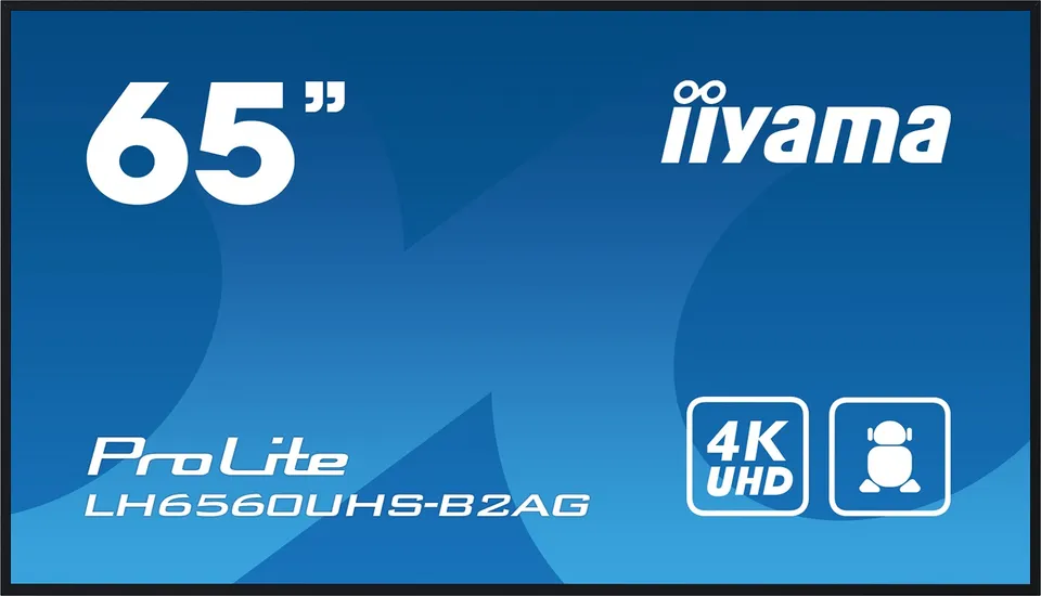 65" iiyama LH6560UHS-B2AG:VA,4K UHD,Android,24/7