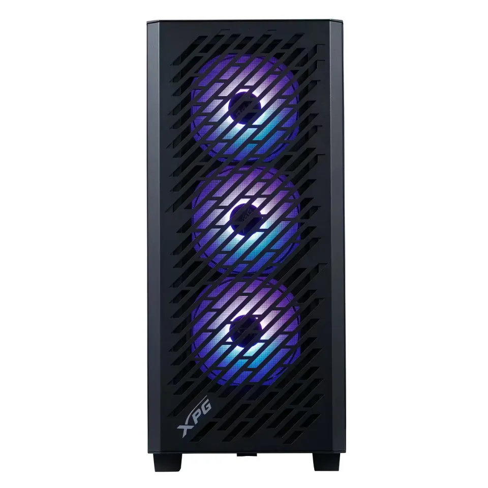 ADATA XPG case VALOR AIR PRO, ATX, Průhledná bočnice, 4x 120mm ARGB Fan, Černá