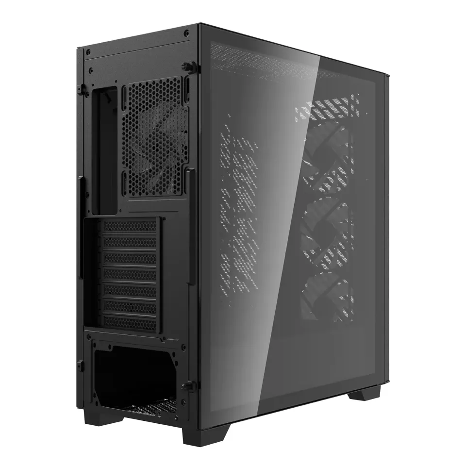 ADATA XPG case VALOR AIR PRO, ATX, Průhledná bočnice, 4x 120mm ARGB Fan, Černá