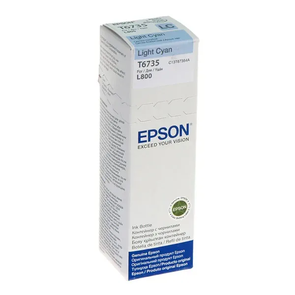 EPSON container T6735 light cyan ink (70ml - L800, L805, L810, L850, L1800)