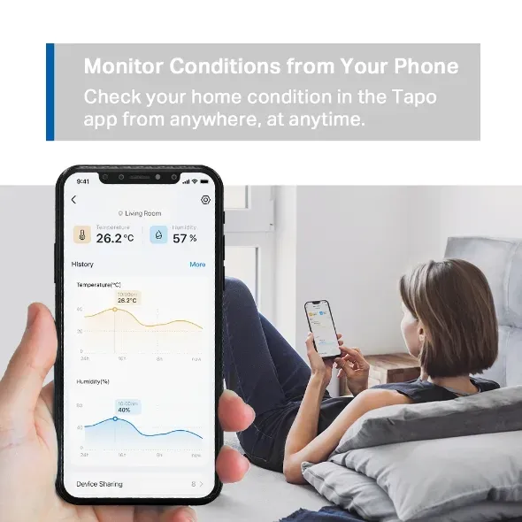 TP-LINK Tapo T315 Chytrý teploměr