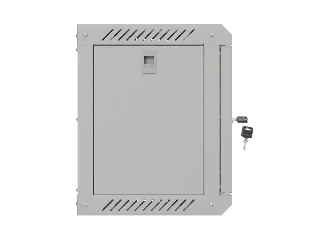 LANBERG RACKOVÁ SKŘÍŇ 10" NÁSTĚNNÁ 6U/300X300 (FLAT PACK) S PROSKLENÝMI DVEŘMI ŠEDÁ