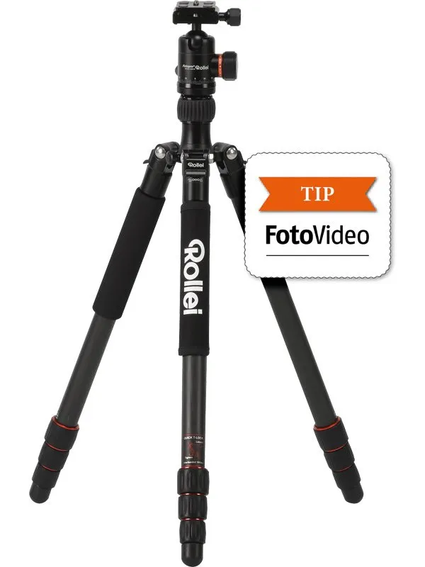 Rollei Stativ C5i Karbon/ 22610/ Zátěž 8kg/ Vytažený 157,5 cm/ Karbon/ Černý