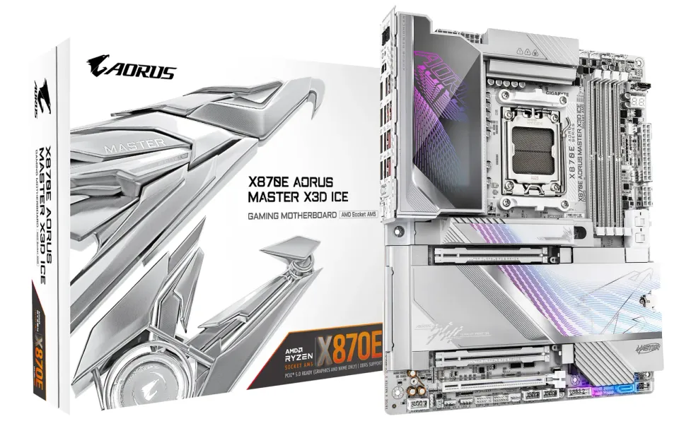 GIGABYTE X870E AORUS MASTER X3D ICE/AM5/ATX