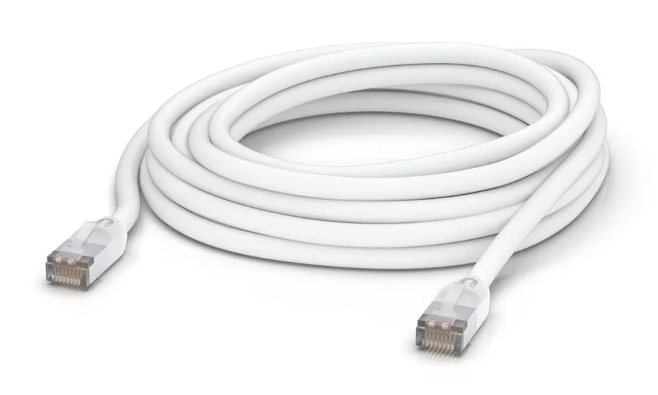 Ubiquiti UniFi patch cable outdoor - venkovní STP, Cat5e, bílý, délka 8m
