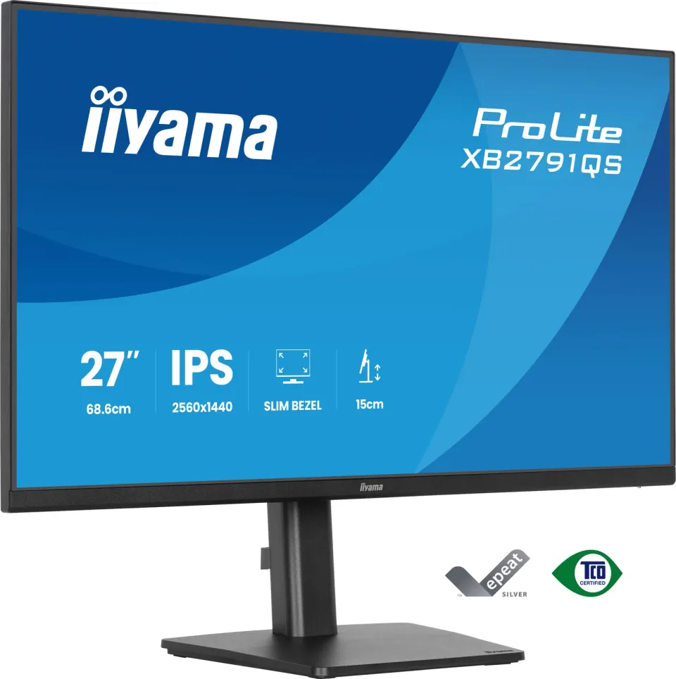 iiyama ProLite/XB2791QS-B1/27"/IPS/QHD/75Hz/1ms/Černá/3R