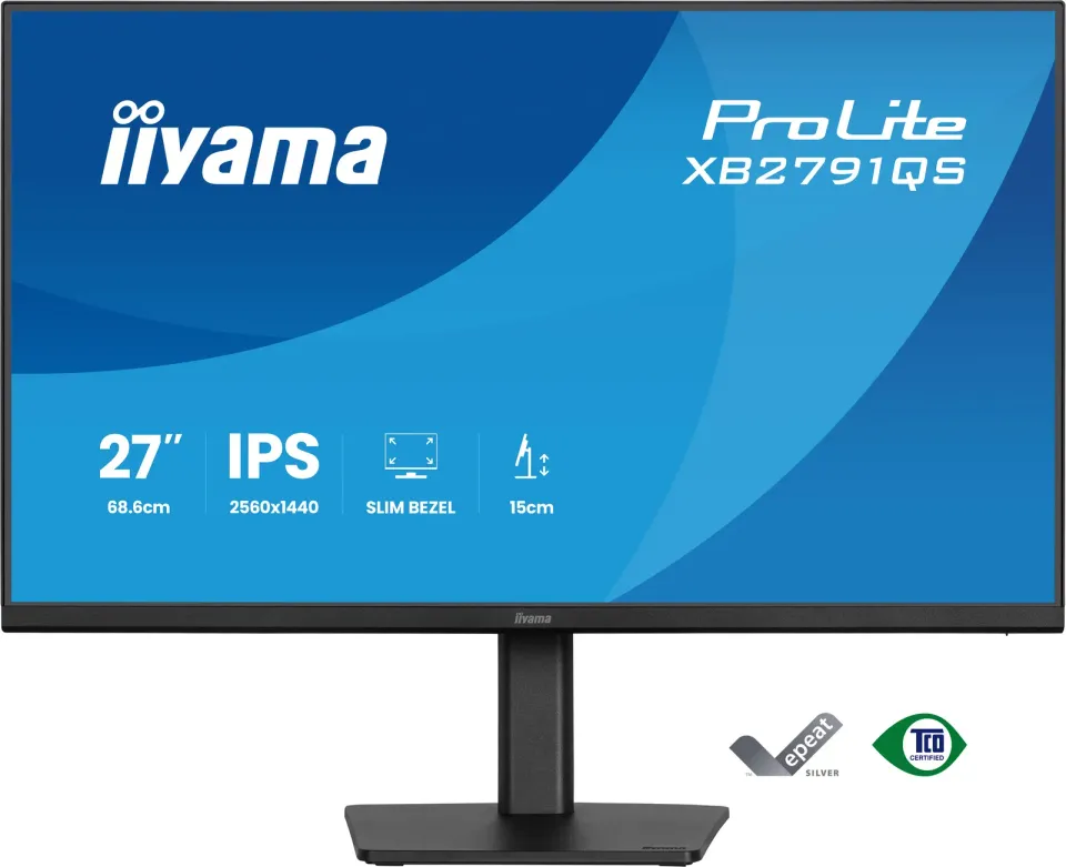 iiyama ProLite/XB2791QS-B1/27"/IPS/QHD/75Hz/1ms/Černá/3R