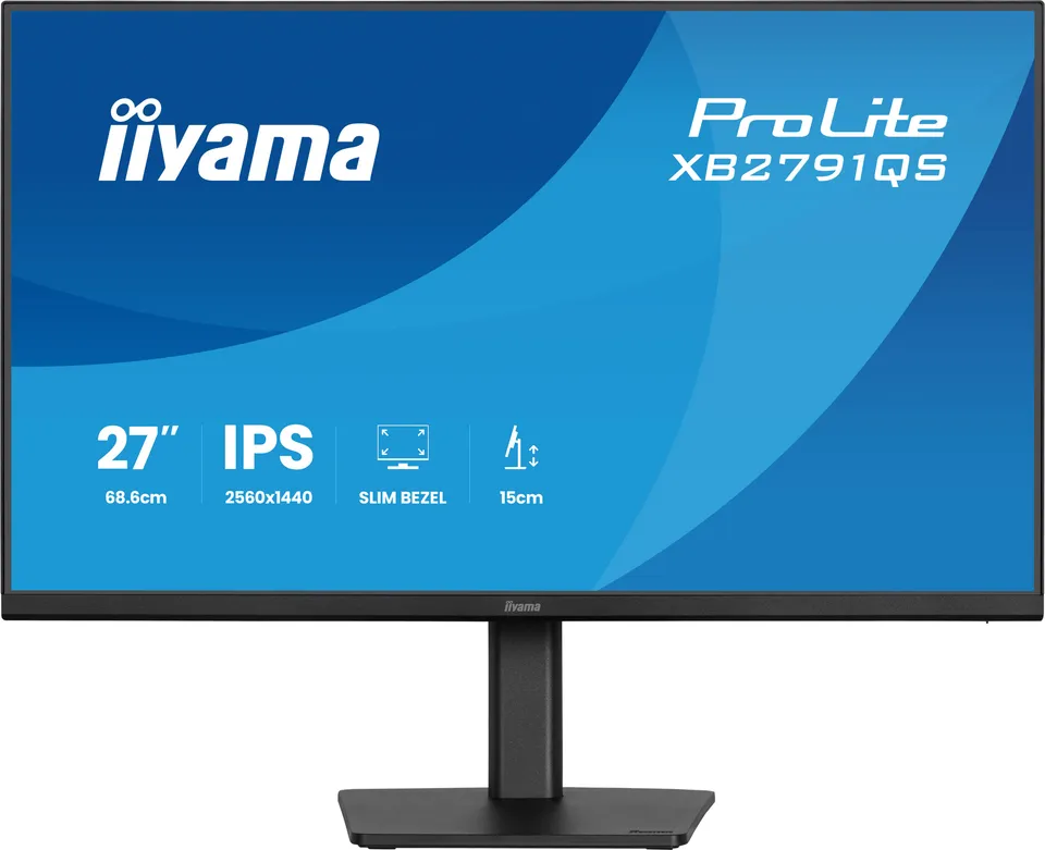 iiyama ProLite/XB2791QS-B1/27"/IPS/QHD/75Hz/1ms/Černá/3R