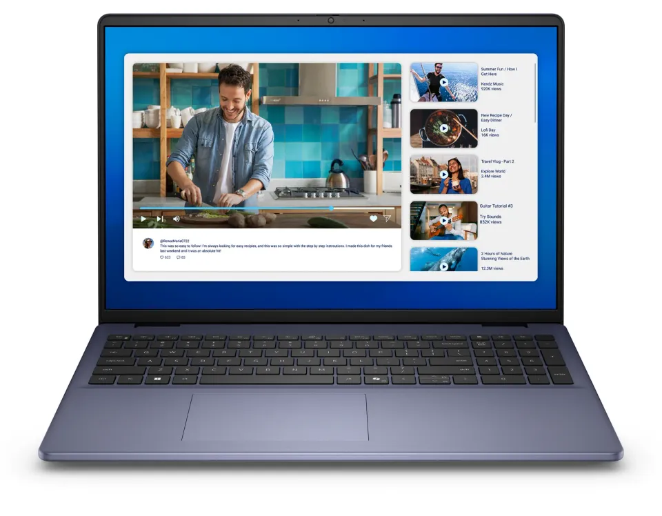 DELL NTB 16 DC16251/C7-150U/32GB/1TSSD/16" FHD+ /Integrated/FgrPr/3 Cell/No AC Adapter/WLAN/Backlit Kb/W11P/3Y PS NBD