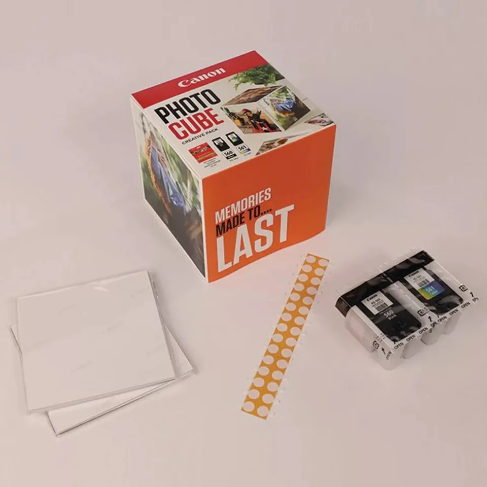 Canon CARTRIDGE PG-560/CL-561 PHOTO CUBE Creative Pack White Orange - 5x5 fotopa