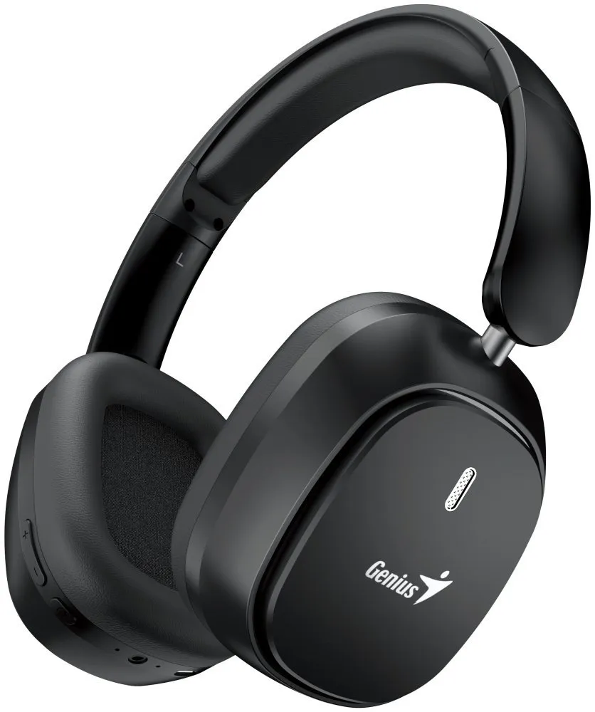 Genius HS-820BT Headset, náhlavní, bezdrátový, skládací, mikrofon, 40mm měniče,