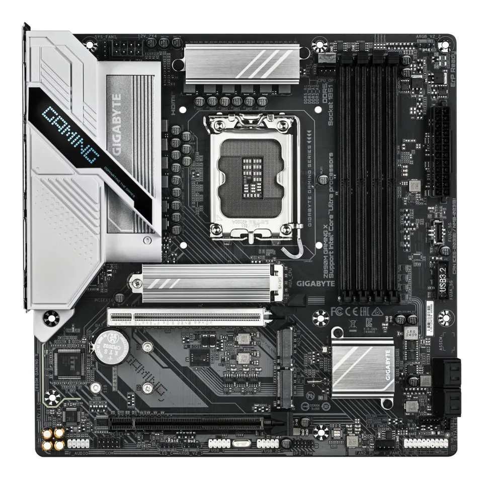 GIGABYTE MB Sc LGA1851 Z890M GAMING X, Intel Z890, 4xDDR5, 2xDP, 1xHDMI, mATX