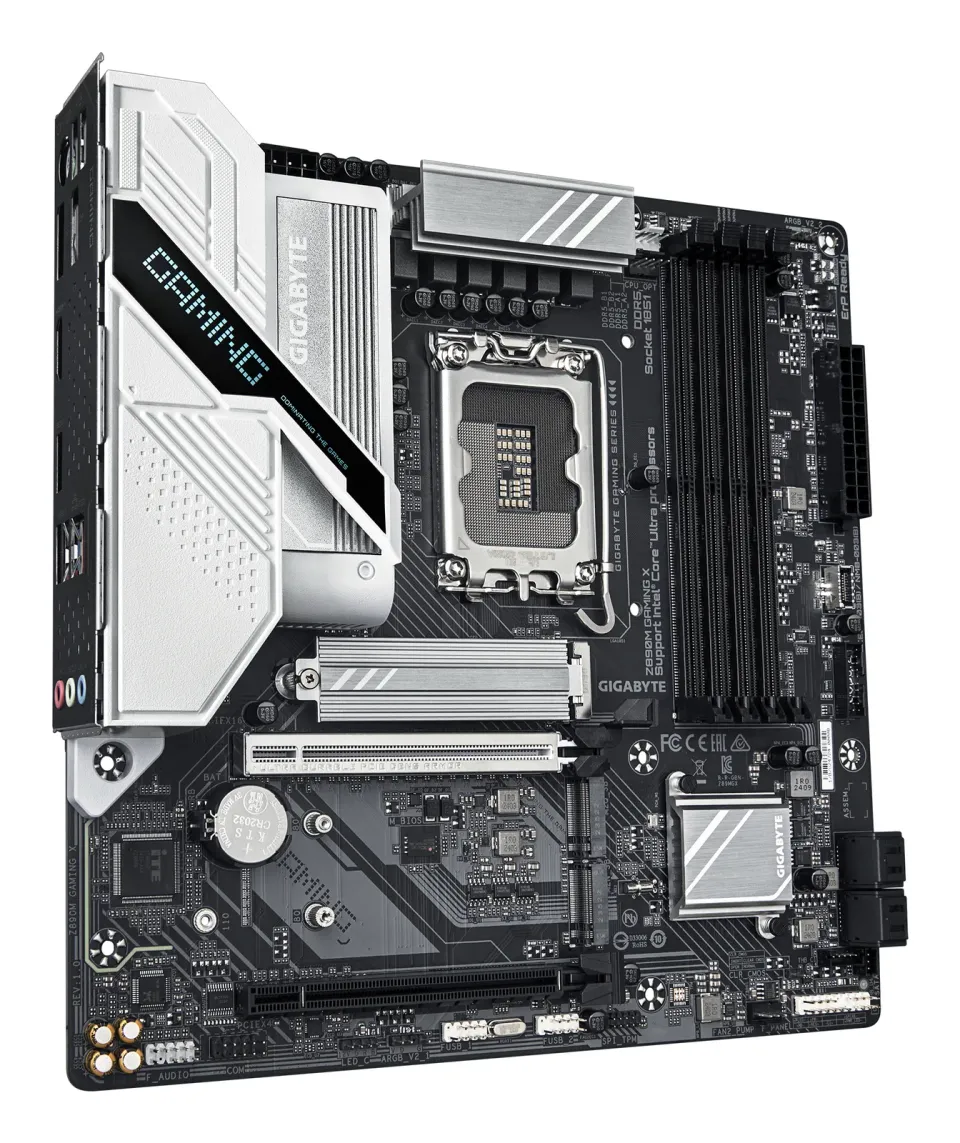 GIGABYTE MB Sc LGA1851 Z890M GAMING X, Intel Z890, 4xDDR5, 2xDP, 1xHDMI, mATX