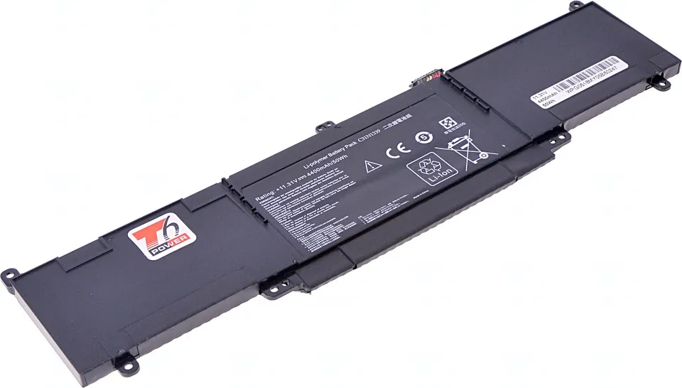 Baterie T6 Power pro Asus UX303, BX303, RX303, U303LA, TP300LA, 4000mAh, 46Wh, Li-pol, 3cell