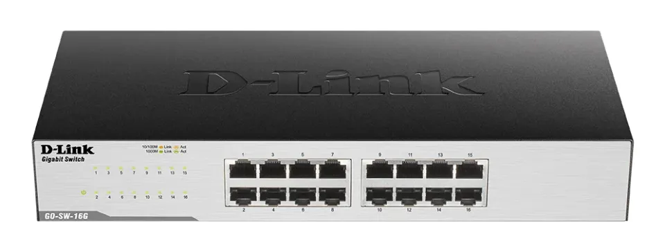 D-Link GO-SW-16G 16-Port GIGABIT EASY DESKTOP SWITCH