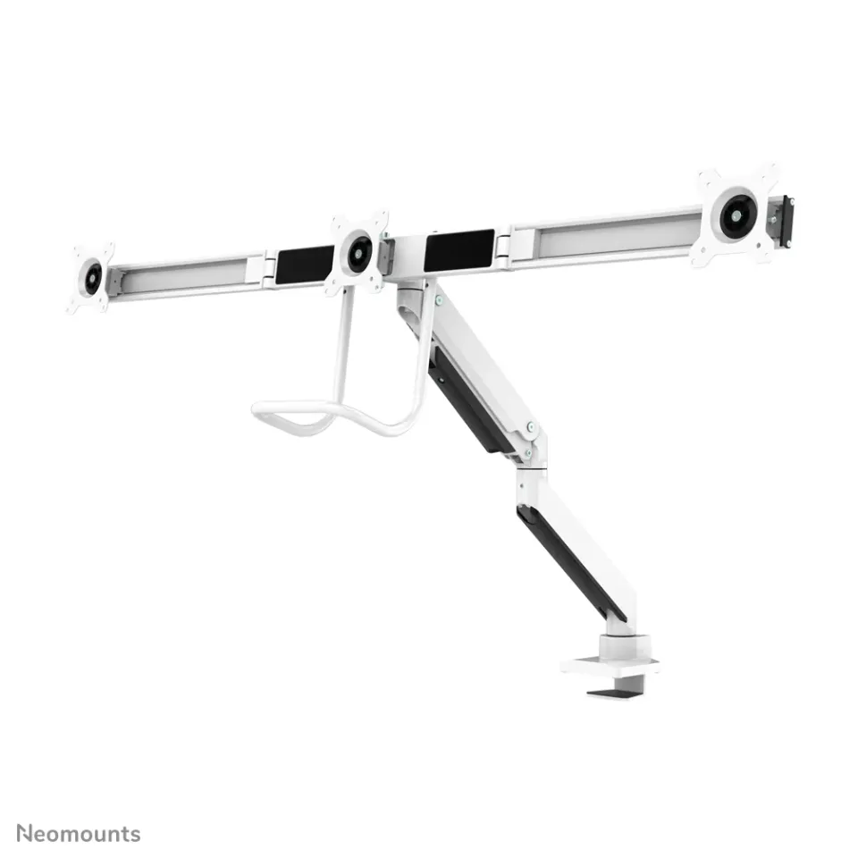 Neomounts Select NM-D775DX3WHITE / Flat Screen Desk mount (17-27") desk clamp/grommet / White