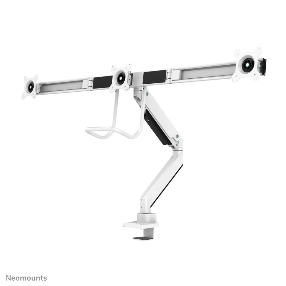 Neomounts Select NM-D775DX3WHITE / Flat Screen Desk mount (17-27") desk clamp/grommet / White