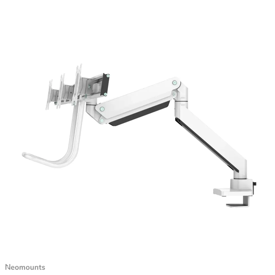 Neomounts Select NM-D775DX3WHITE / Flat Screen Desk mount (17-27") desk clamp/grommet / White