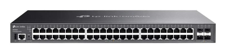 Omada 48-Port Gigabit Stackable Lite L3 Managed Switch with 4 10G Slots
