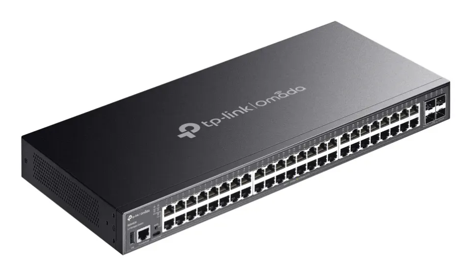Omada 48-Port Gigabit Stackable Lite L3 Managed Switch with 4 10G Slots