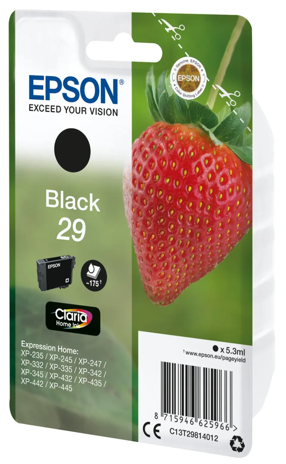 EPSON cartridge T2981 black (jahoda)
