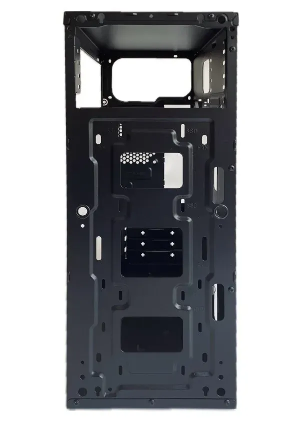EUROCASE skříň ML N6-560B, ATX, 2x USB-A, 1x USB-C, 2x 120mm ARGB Fan, černá