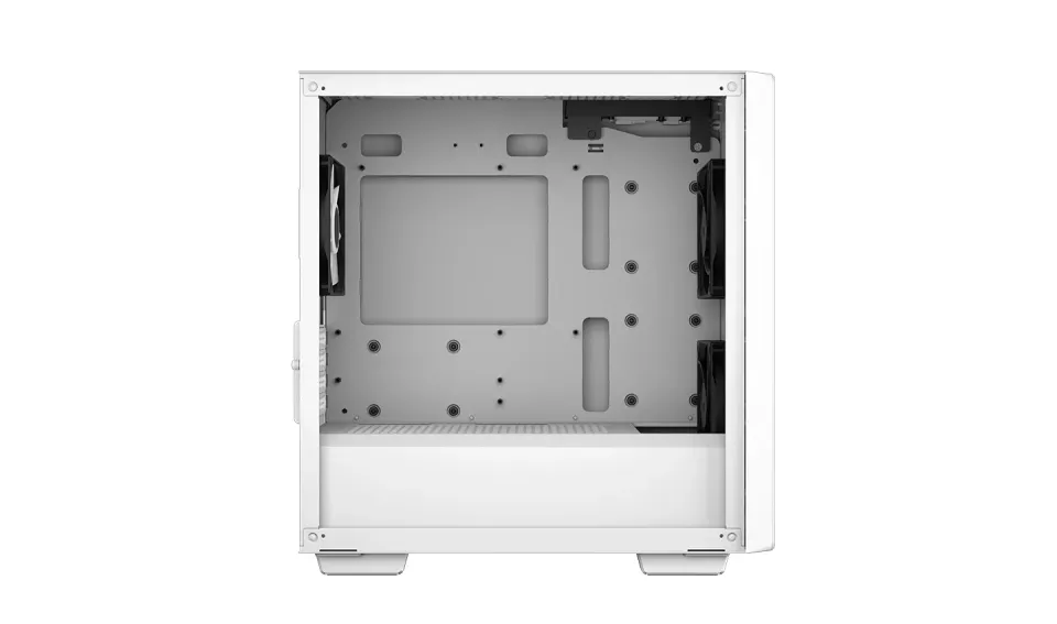 DEEPCOOL Case CC360 WH ARGB, mATX, Průhledná bočnice, 3x120mm Fan, bílá