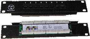 DATACOM Patch panel 10" UTP cat5e 8portů 1U