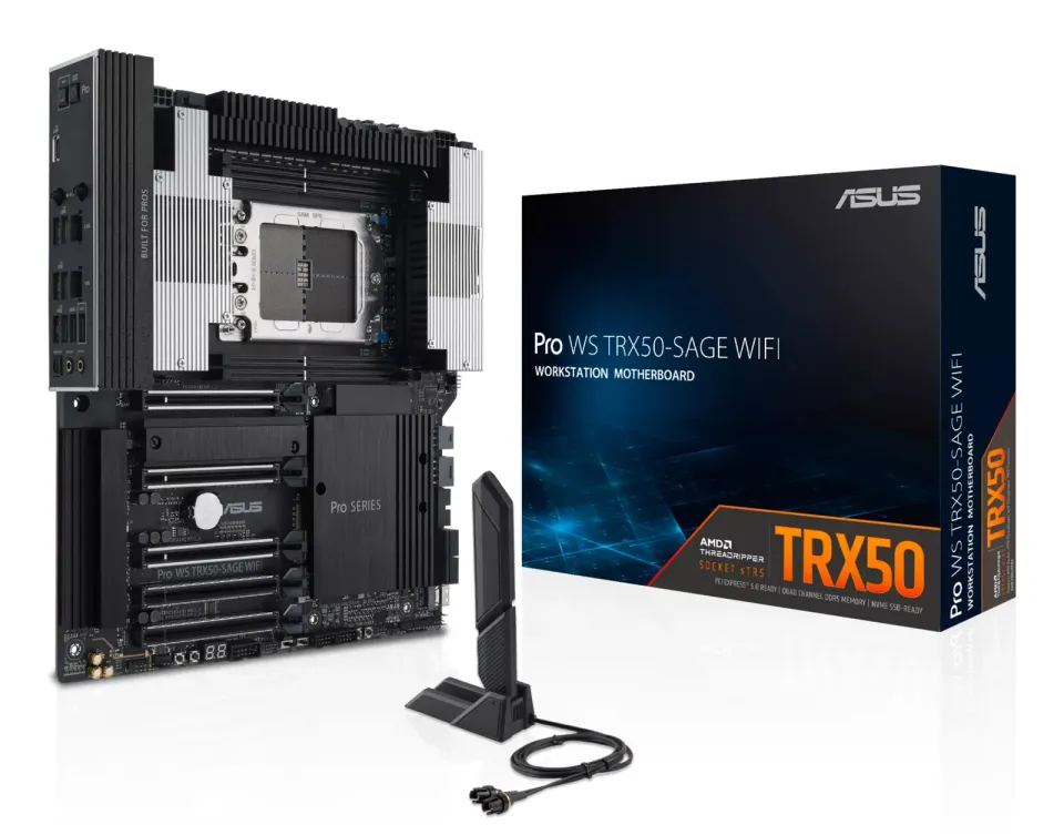 ASUS MB Sc sTR5 Pro WS TRX50-SAGE WIFI, AMD TRX50, 4xDDR5, WiFi, CEB